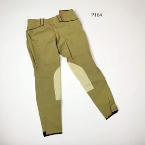 P164 NWT Ladies Equestrian Breeches 26L Challenger Tan